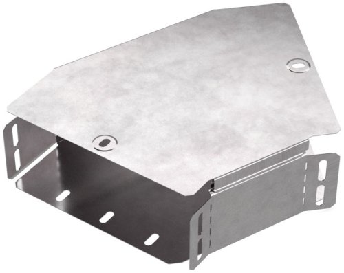 Угол для лотка горизонтальный с крышкой Промрукав Стандарт 45град. 200х80 фото Угол для лотка горизонтальный с крышкой Промрукав Стандарт 45град. 200х80 картинка